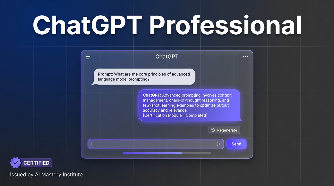 ChatGPT Professional certification thumbnail